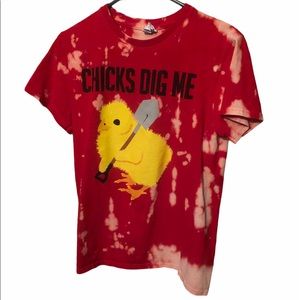 Delta Pro Weight Bleached Red Graphic Tee